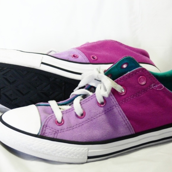 Converse All Star pink purple blue color block - Picture 3 of 8